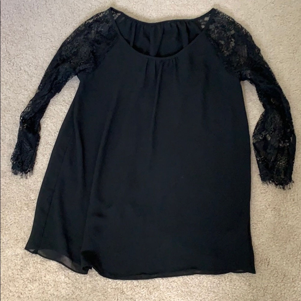 Black lace top